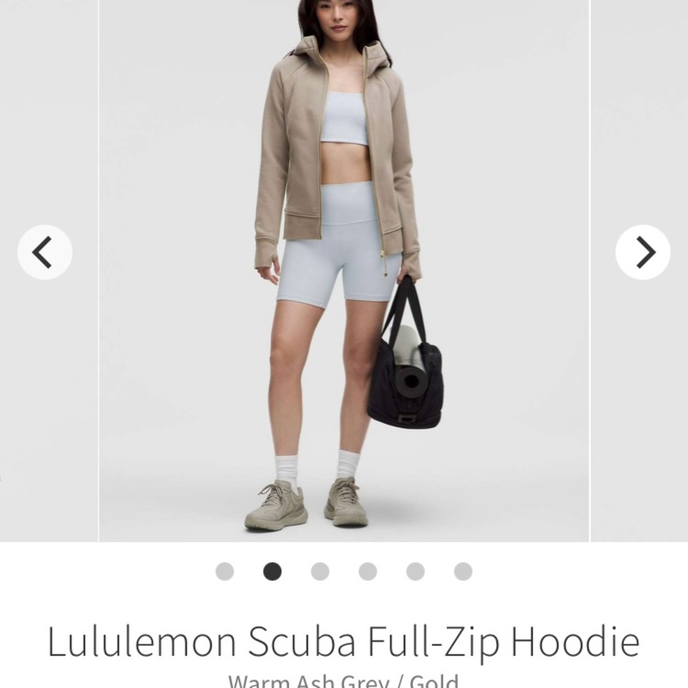 Lululemon Athletica  taupe new Full-Zip Hoodie